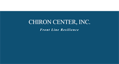 Desktop Screenshot of chironcenter.org